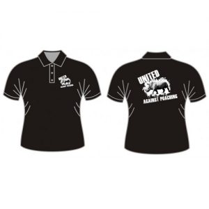 Rhino Golf Shirt Black